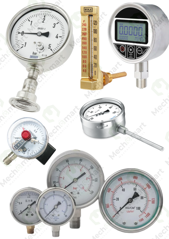 Pressure & Temperature Gauges