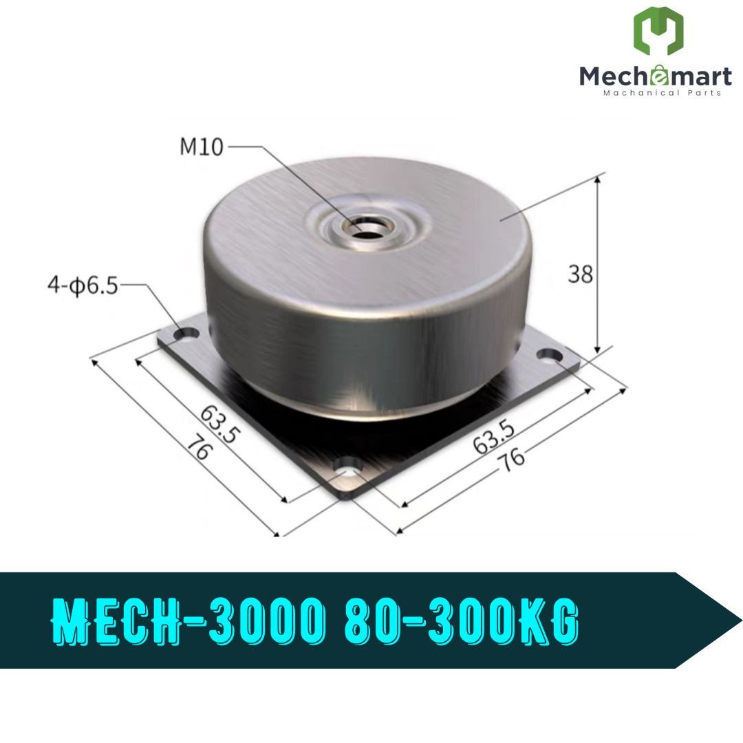 MECH-3000 ANTI VIBRATION RUBBER-METAL ISOLATOR MOUNT 80-300KG