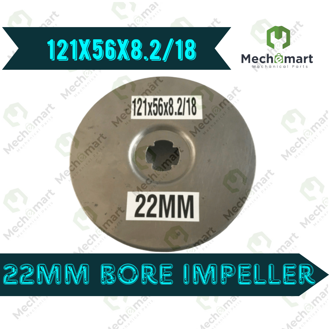 121x56x8.2x18- 22mm Bore  Impeller 10Series LUBI