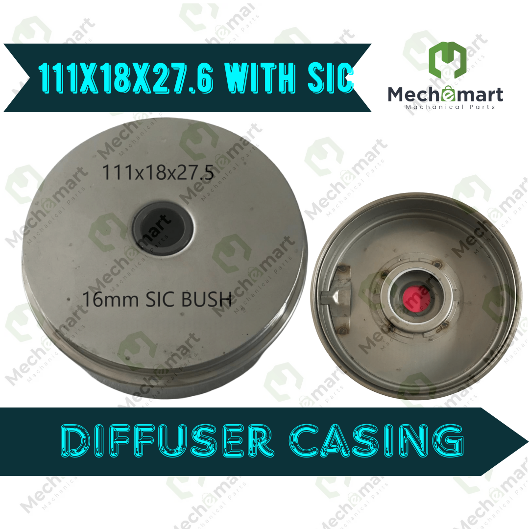 111x18x27.5 Diffuser casing with 16mm SIC  Bush