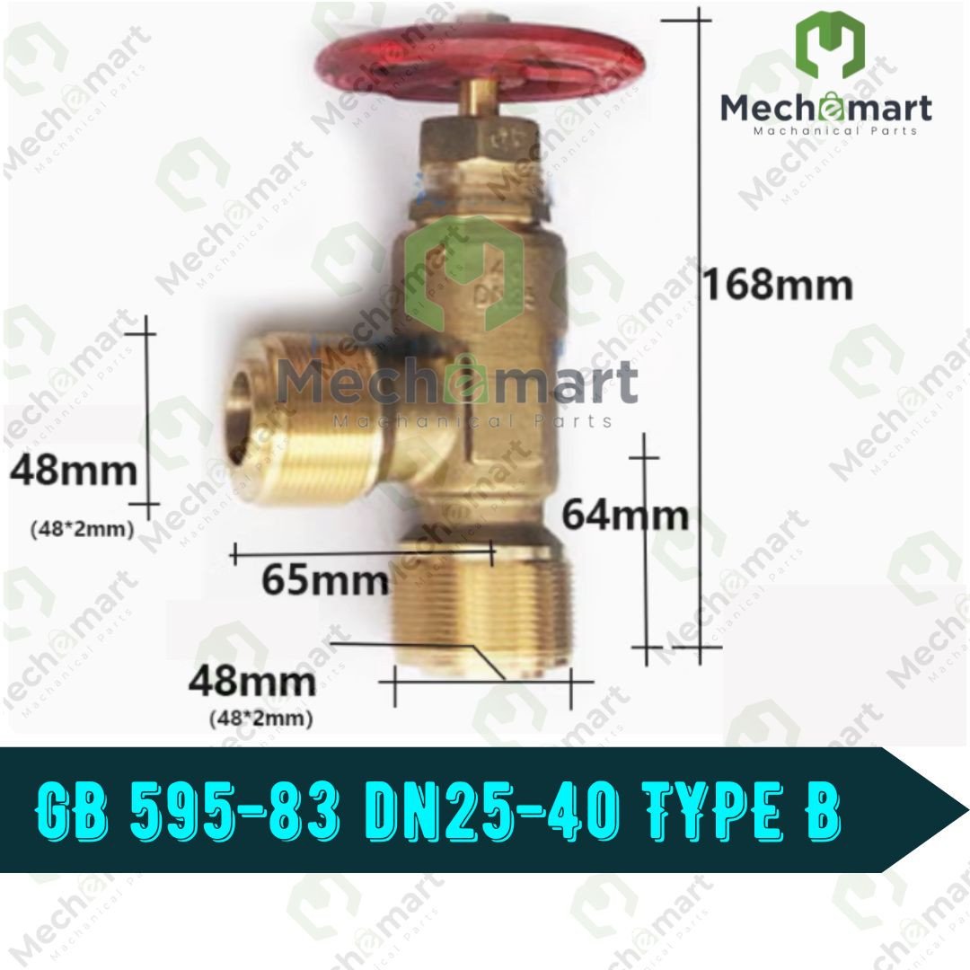 MARIN SHUT-OFF VALVE BRONZE GB595-83 DN25 TYPE B 48mm X 2  WORKING PRESSURE 40 BAR
