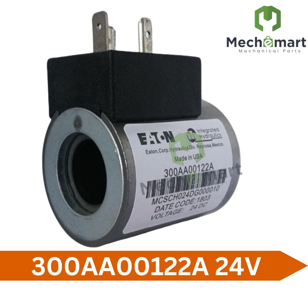 300AA00122A 3-PIN 24V EATON HYDRAULIC SOLENOID COIL