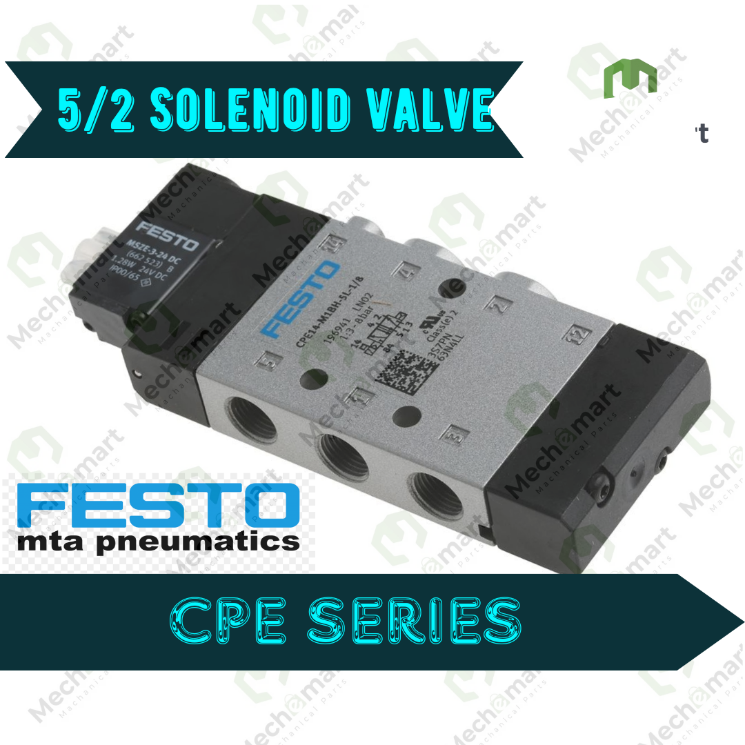 Festo 5/2 Solenoid Pilot Valve CPE Series