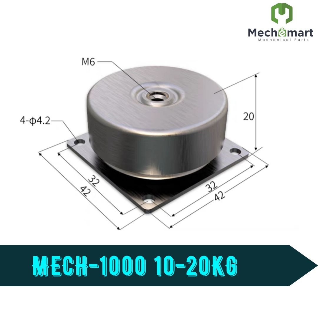 MECH-1000 ANTI VIBRATION RUBBER-METAL ISOLATOR MOUNT 10-20KG