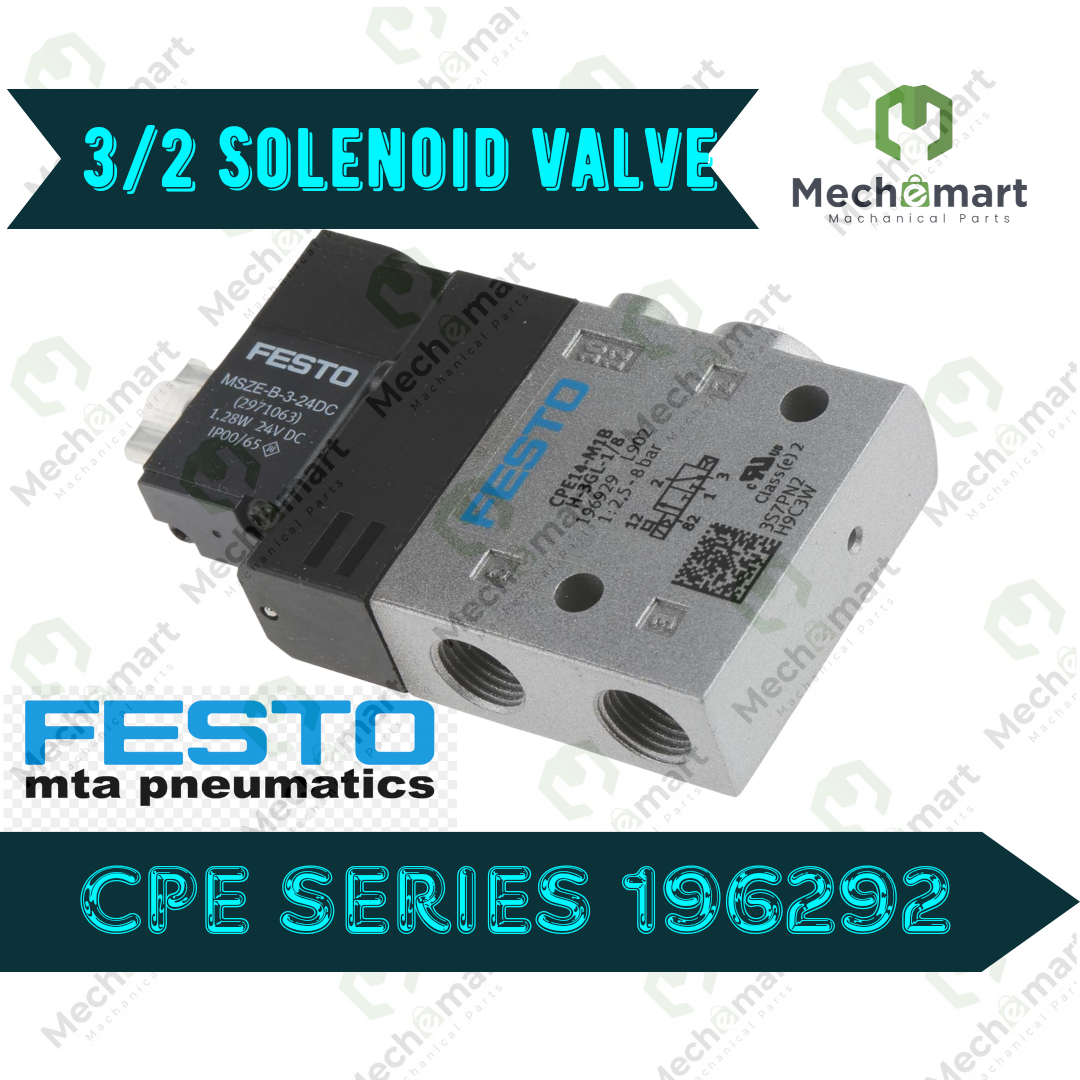 Festo 3/2 Solenoid Pilot Valve CPE Series