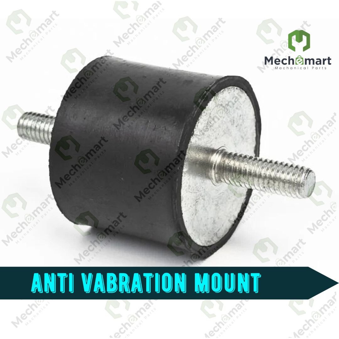 Anti-Vibration Cylindrical Rubber Mount Both end Male Thread Type