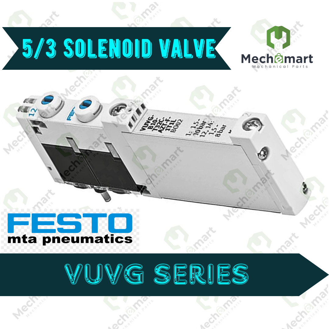 Festo 5/3  Solenoid Valve - Electrical VUVG Series