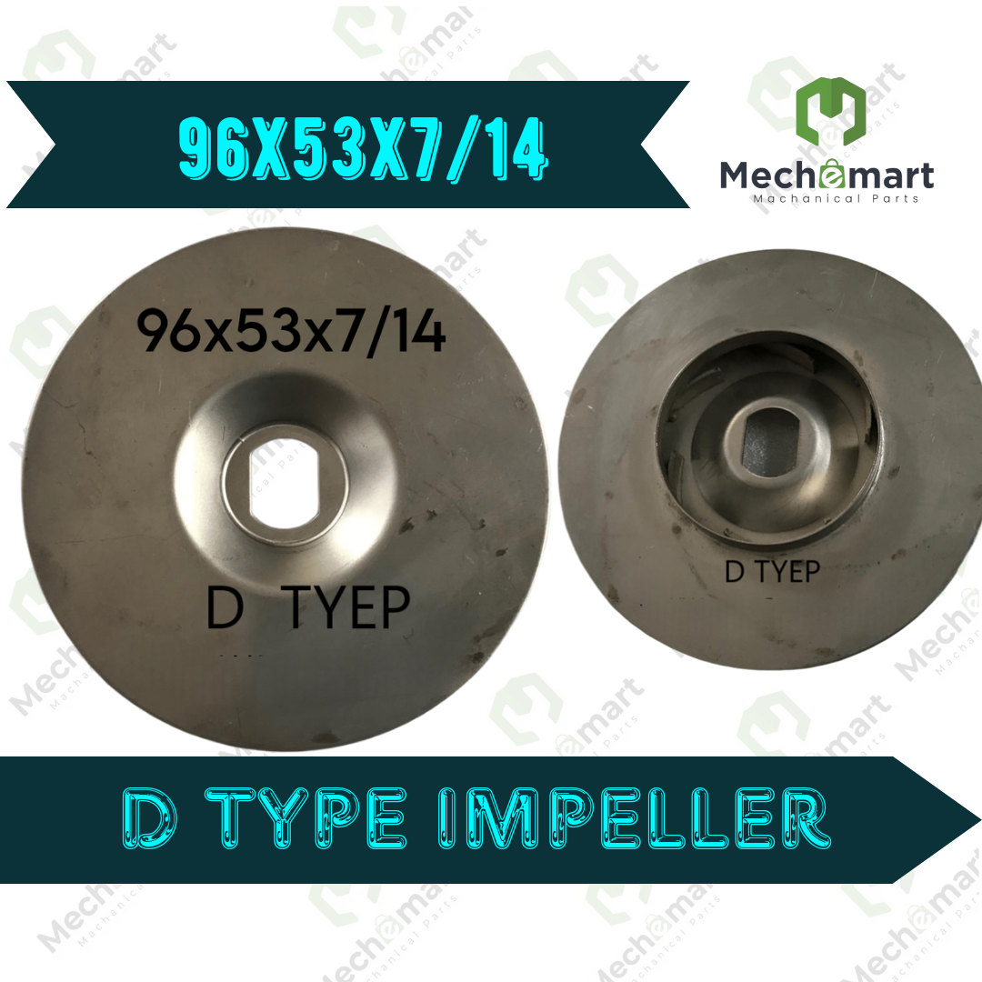 926x53x7/14 D Type SS Impeller 8/10 Series Replacement of CRI/LUBI/CNP