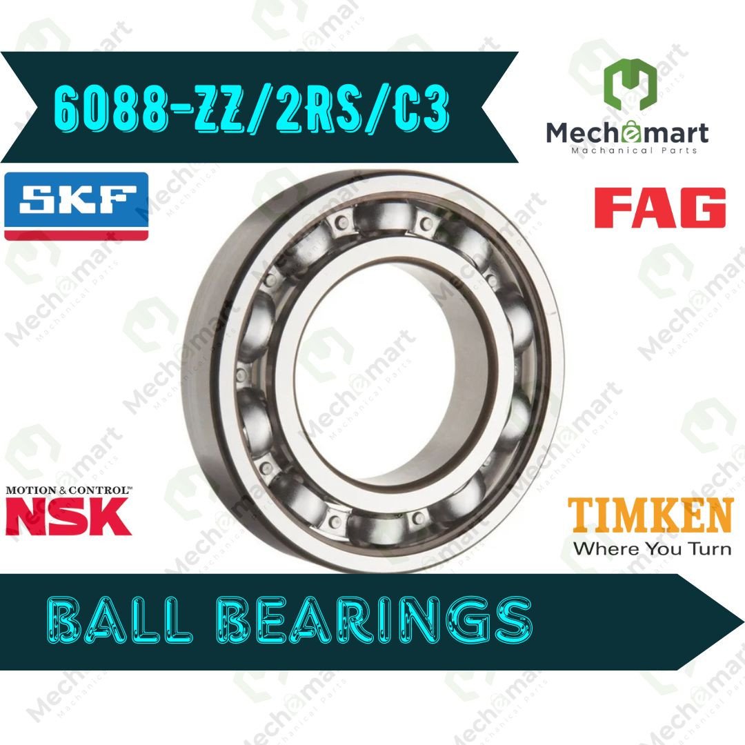 6088-2Z/2RS C3 Deep Groove Ball Bearing 440x650x94mm