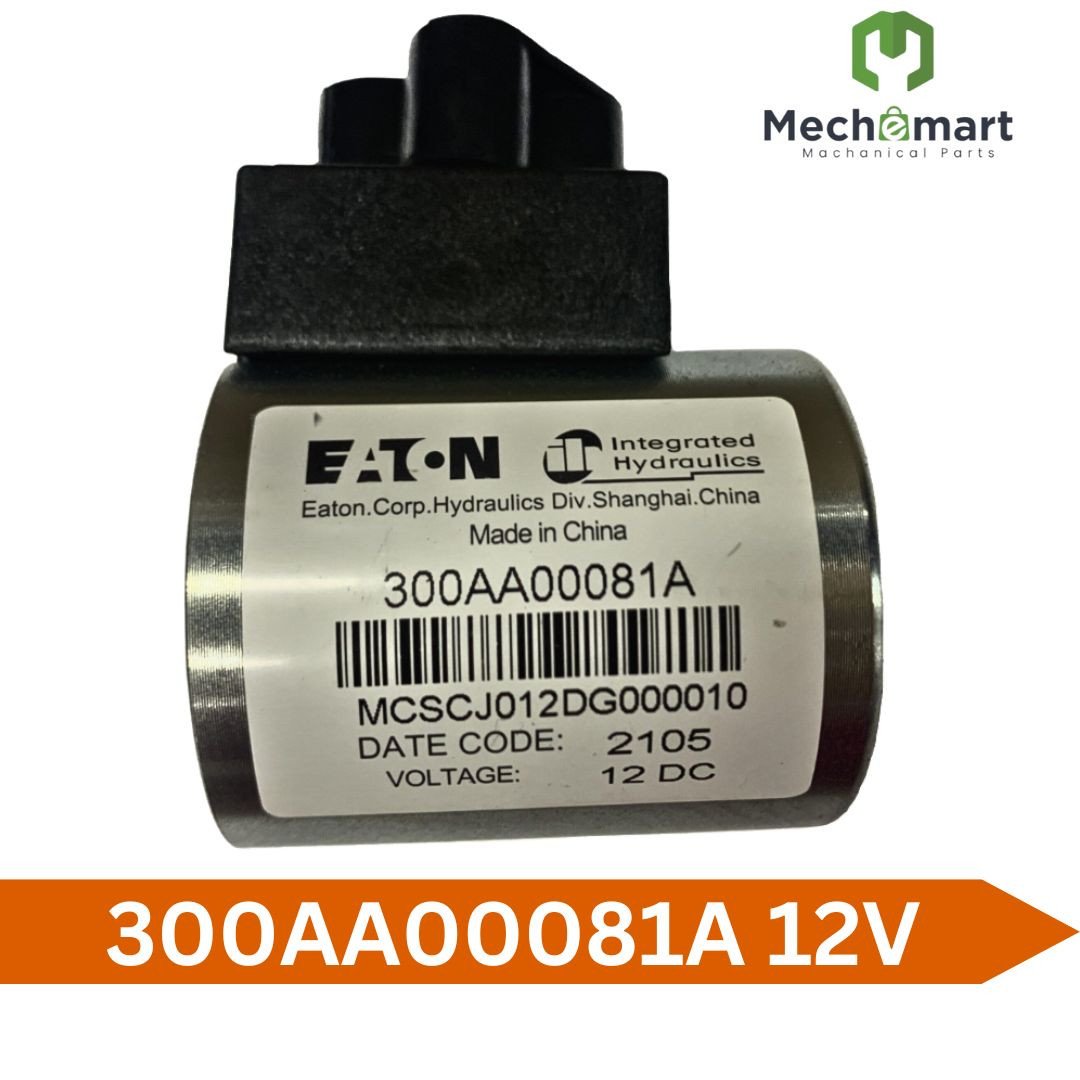 300AA00081A 3-PIN 12V EATON HYDRAULIC SOLENOID COIL