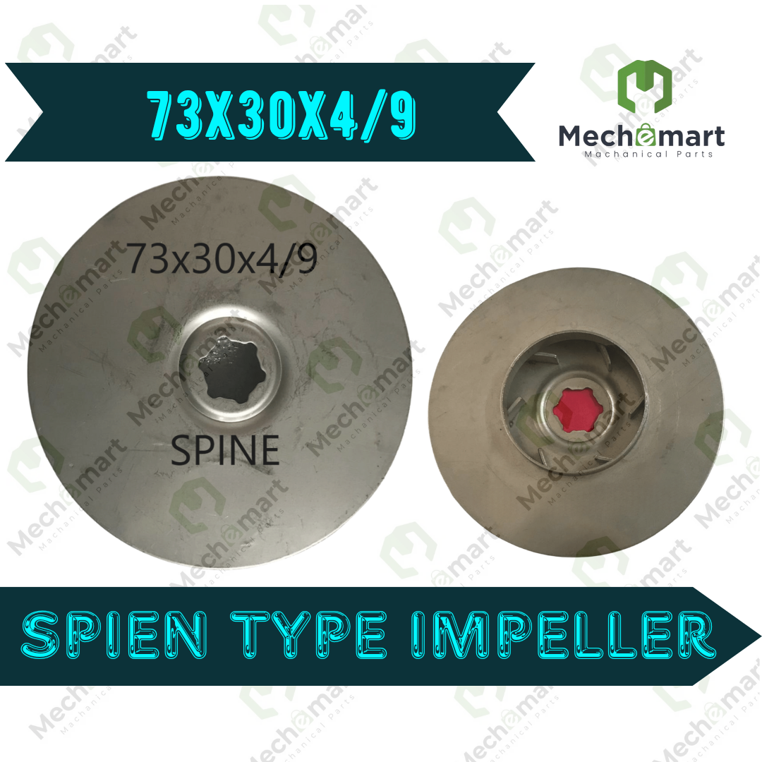 73x30x4/9 Spien Type SS Impeller 3 Series