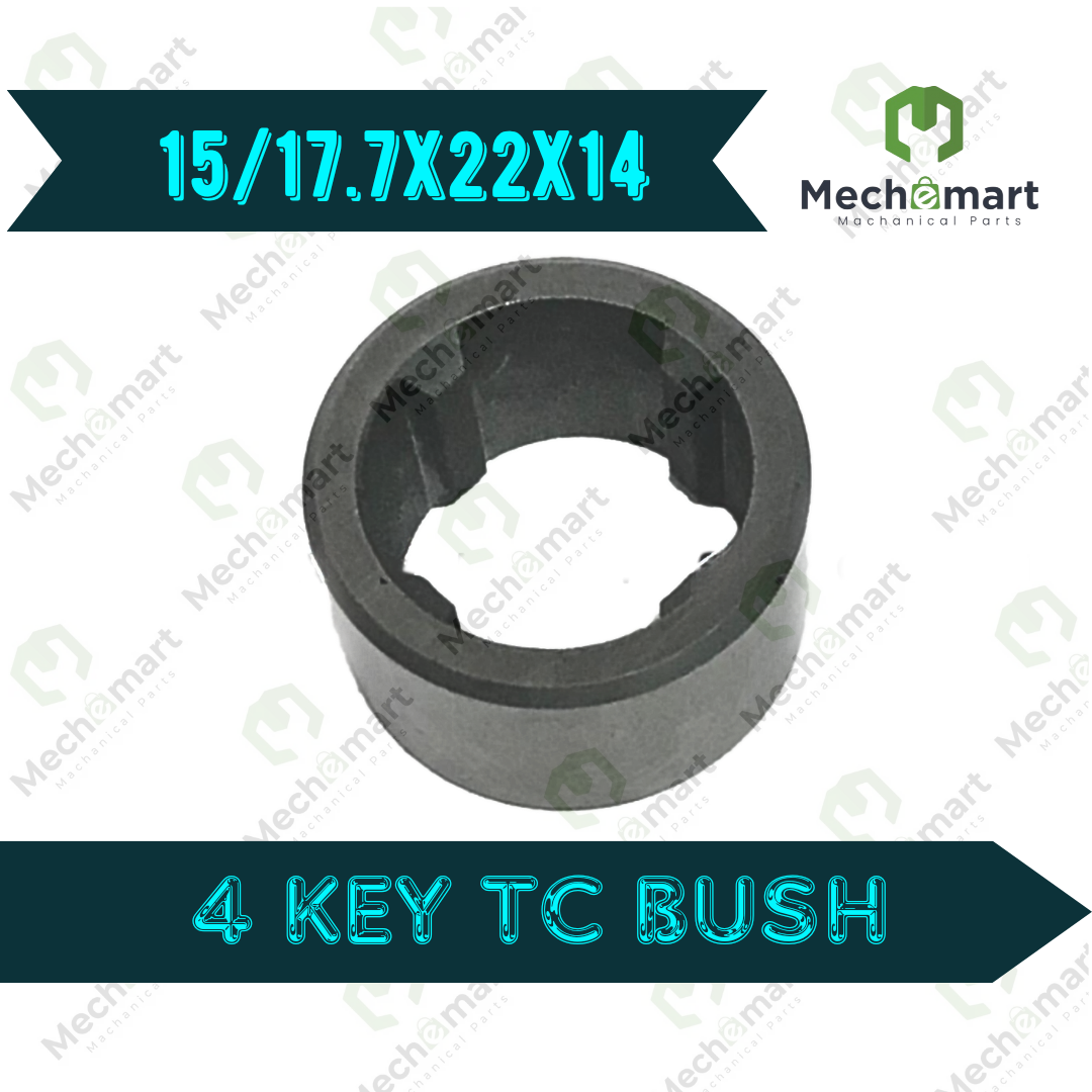 TC Bush 4 Key 15/17.7x22x14 GROUNDFOSS/LEO/SHAKTI/KIRLOSKAR/CNP